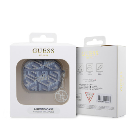 Coque de Protection pour AirPods 3 Cube Classic Logo GUESS GUA3HGCFSEB - Blue — Accessoire · Smarty Paris 18e